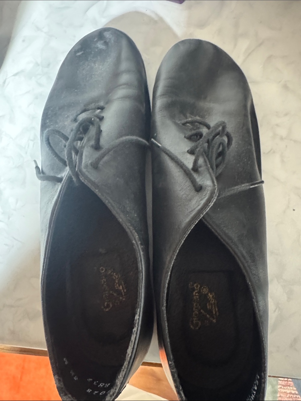 Black Women's Lace-Up TAP shoes